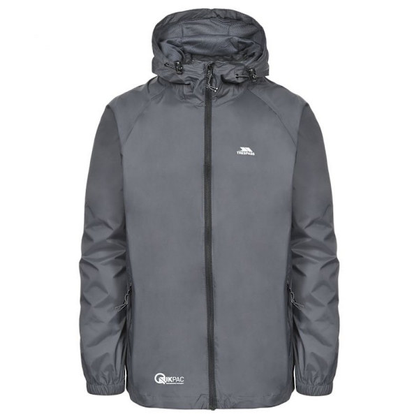 Trespass Unisex Vuxen Qikpac Vattentät Jacka M Flint Flint M