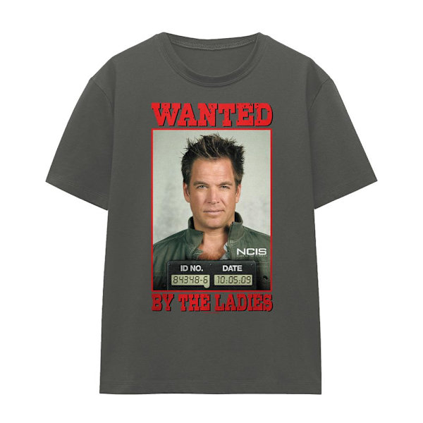NCIS Unisex Vuxen Wanted T-Shirt S Kolgrå Charcoal S