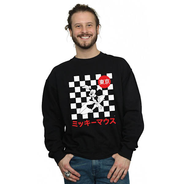 Disney Herr Mickey Mouse Surfing Sweatshirt XL Svart Black XL