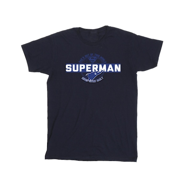 DC Comics Boys Superman Out Of This World T-Shirt 3-4 År Marinblå Navy Blue 3-4 Years