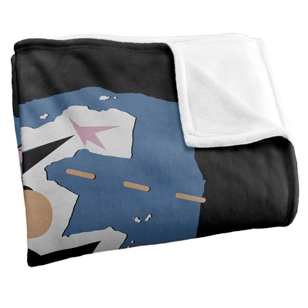 David Bowie Silkeslen Gitarr Gradient Supermjuk Filt One Size Mu Multicoloured One Size