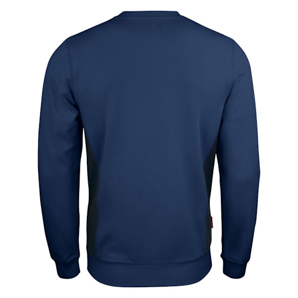 Jobman Herr Tvåfärgad Sweatshirt M Marinblå/Svart Navy/Black M