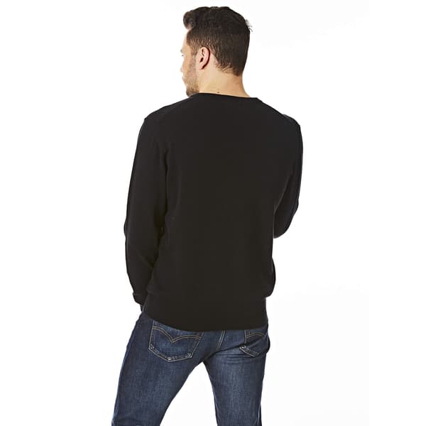 CastlePoint Stickad V-ringad Tröja för Män XL Svart Black XL