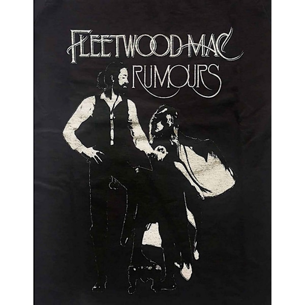 Fleetwood Mac Damtröja i bomull för kvinnor/damer, XS, svart Black XS