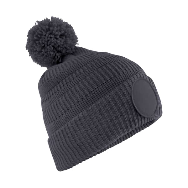 Beechfield Unisex Vuxen Fan Patch Mössa En Storlek Grafit Graphite One Size