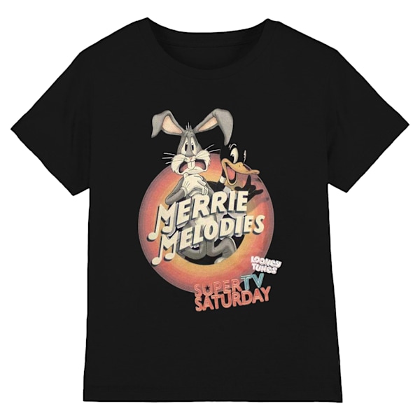 Looney Tunes Unisex Adult Merrie Melodies T-shirt XXL Svart Black XXL