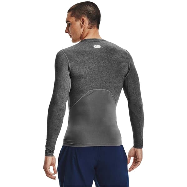 Under Armour HeatGear Base Layer Top för män M Carbon Heather Carbon Heather M