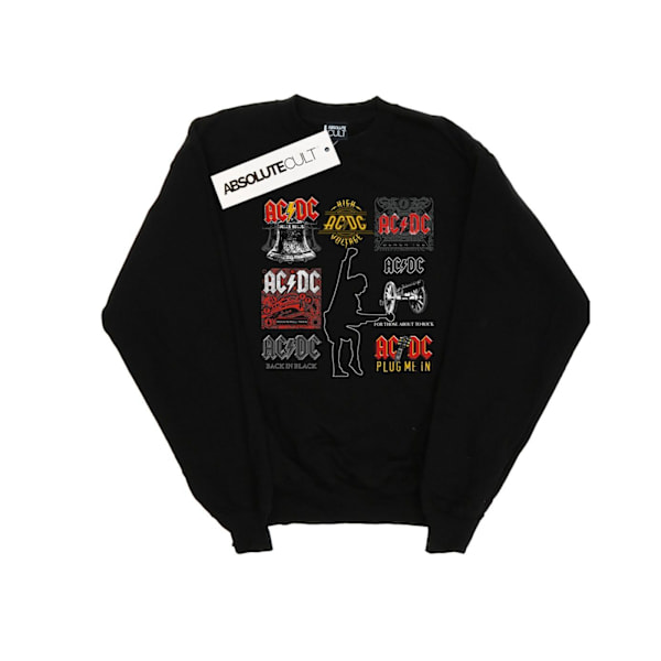 AC/DC Herr Art Collection Sweatshirt 4XL Svart Black 4XL