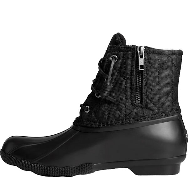 Sperry Womens/Ladies Saltwater Seacycled Nylon Boots 4.5 UK Bla Black 4.5 UK