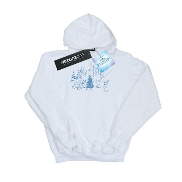 Disney Herr Frozen Anna Sven Och Olaf Hoodie XXL Vit White XXL