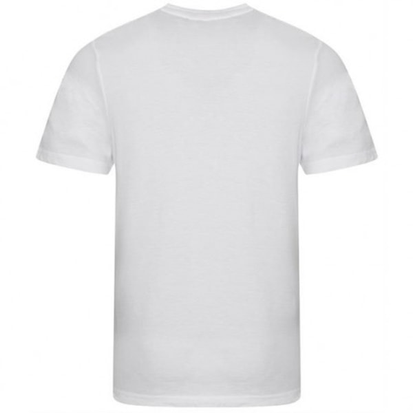 AWDis Tri Blend T-shirt för män, liten solid vit Solid White Small