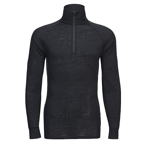 Portwest Unisex Vuxen Merinoull Kvartsdragkedja Baslager Topp S Black S