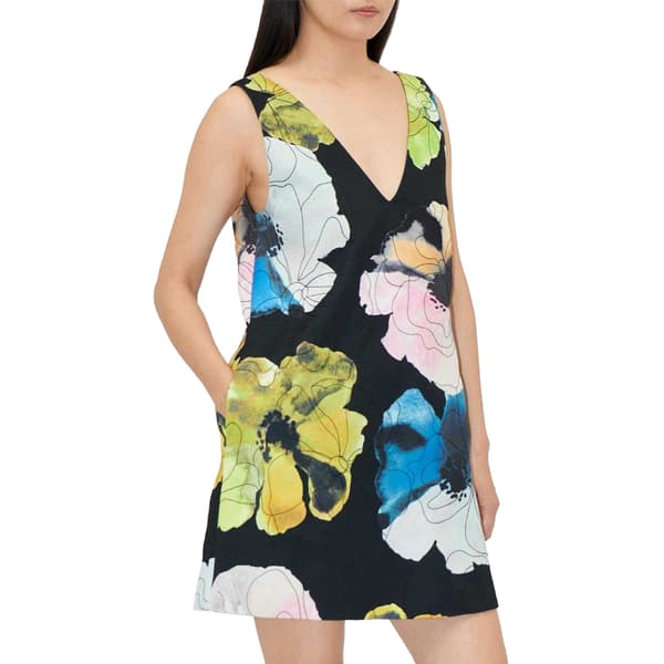 Stine Goya Dam Blommig Ärmlös Miniklänning L Multico Multicoloured L