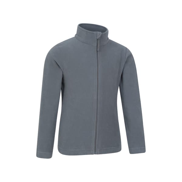 Mountain Warehouse Camber II Fleecejacka med Hel Dragkedja för Barn Medium Grey 7-8 Years