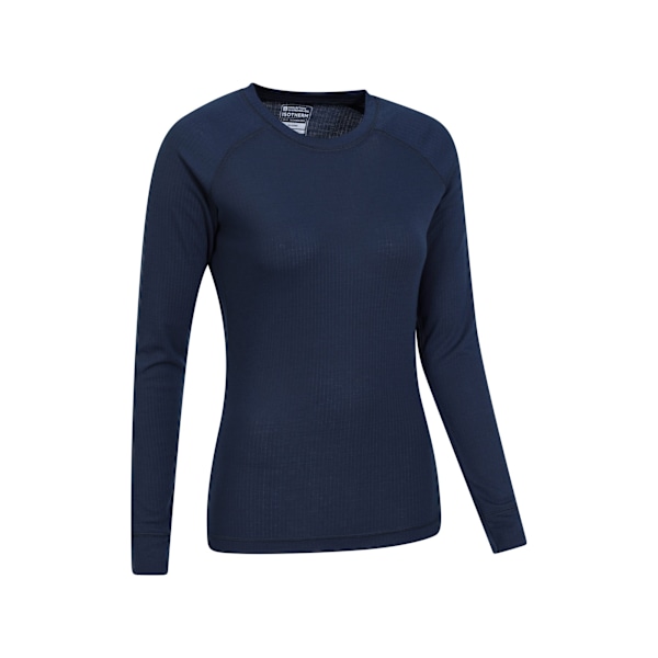 Mountain Warehouse Dam Talus Långärmad Topp för Kvinnor 10 UK Marinblå Navy 10 UK
