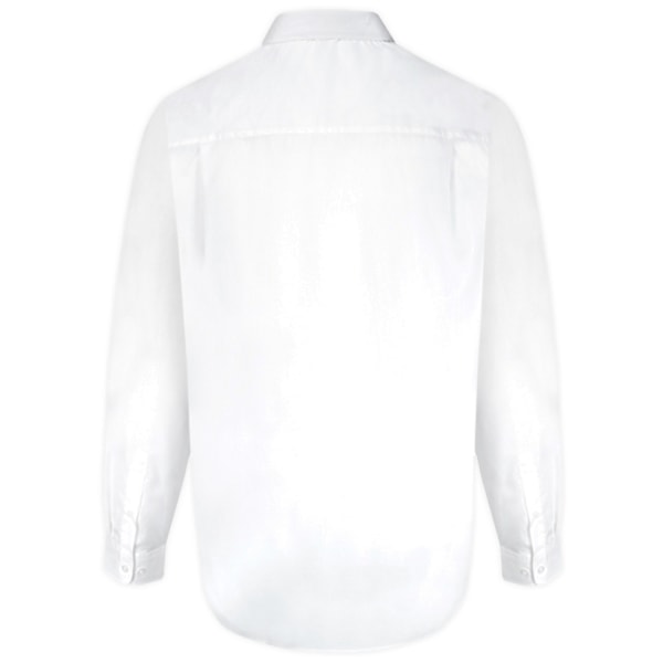 Duke Herr D555 Aiden Lättstrykt Kingsize Skjorta 4XL Vit White 4XL