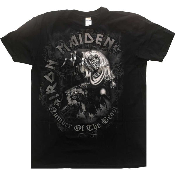 Iron Maiden Barn/Barn Nummer Av Odjuret T-shirt 12-13 År Black 12-13 Years