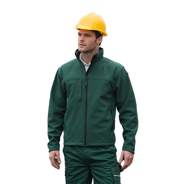 Result Classic Soft Shell Jacka L Flaskgön Bottle Green L
