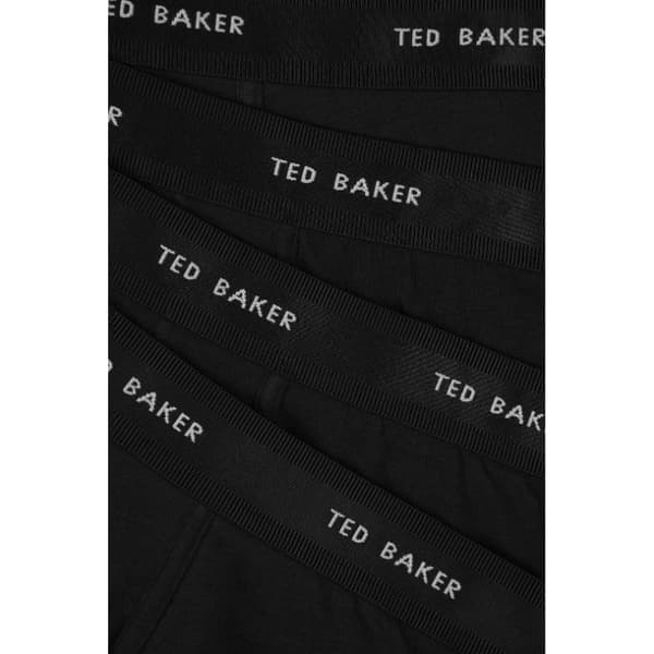 Ted Baker Herr Enfärgade Boxershorts (4-pack) S Svart Black S