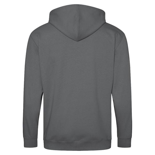 Awdis Plain Mens Hooded Full Zip Hoodie / Zoodie L Steel Grey Steel Grey L