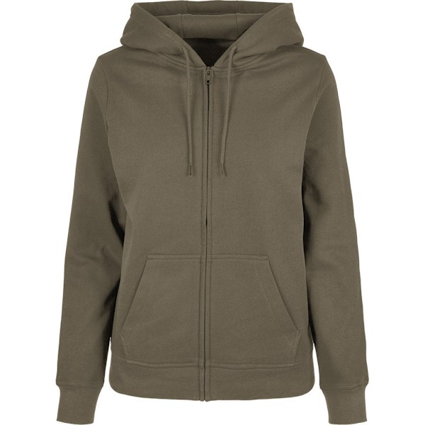 Bygg ditt varumärke Dam/Dam Basic Full Zip Hoodie 12 UK Oliv Olive 12 UK