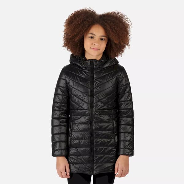 Regatta Barn/Barn Babette Isolerad Vadderad Jacka 9-10 År Black 9-10 Years