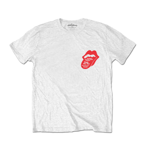 The Rolling Stones Unisex Adult Goat Head Soup Track List T-Shi White XXL