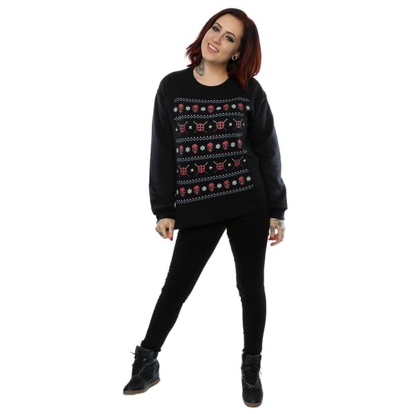 Marvel Dam/Dam Deadpool Jultröja L Svart Black L