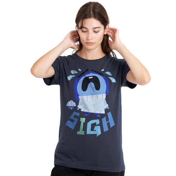 Inside Out 2 T-shirt för dam med Sadness XL Mörkblå Deep Navy XL