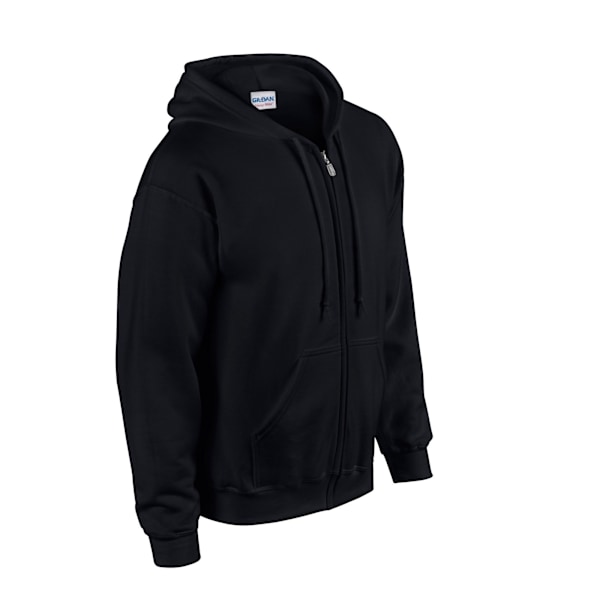 Gildan Unisex Adult Heavy Blend Full Zip Full Zip Hoodie S Svart Black S