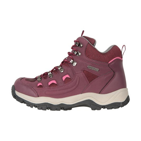 Mountain Warehouse Dam/Kvinnor Adventurer Vattentäta Vandringskängor Burgundy 6.5 UK