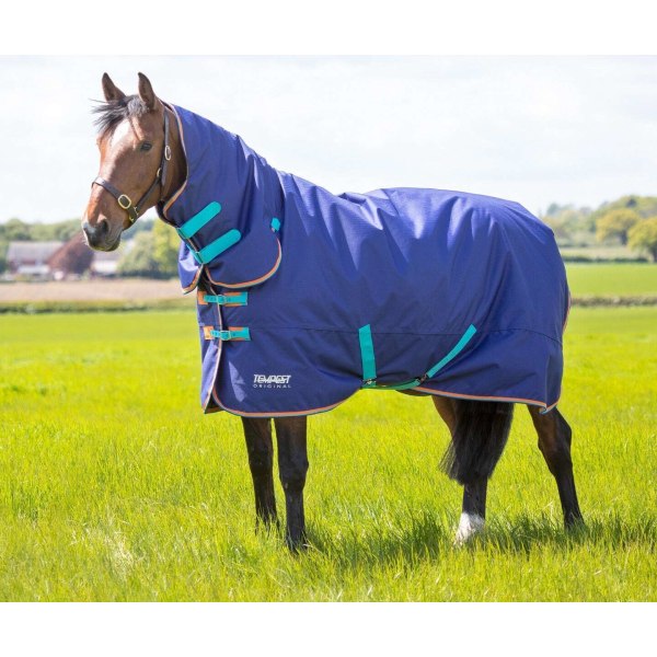 Tempest Original 100 Horse Combo Turnout Rug 48in Navy Blue Navy Blue 48in