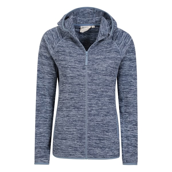 Mountain Warehouse Dam/Dam Lleyn II Melange Full Zip Hoodie Dark Blue 10 UK