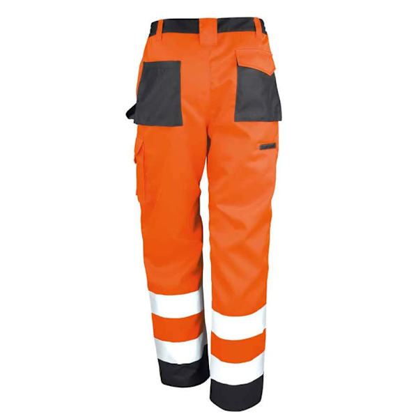 Result Safeguard Vuxen Unisex Hi Viz Cargobyxor (2-pack) Hi Vis Orange 4XL