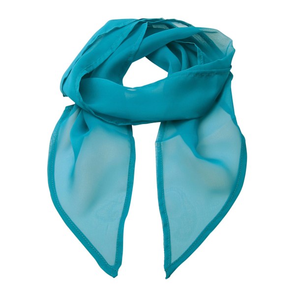 Premier Unisex Vuxen Färger Chiffon Scarf En Storlek Teal Teal One Size