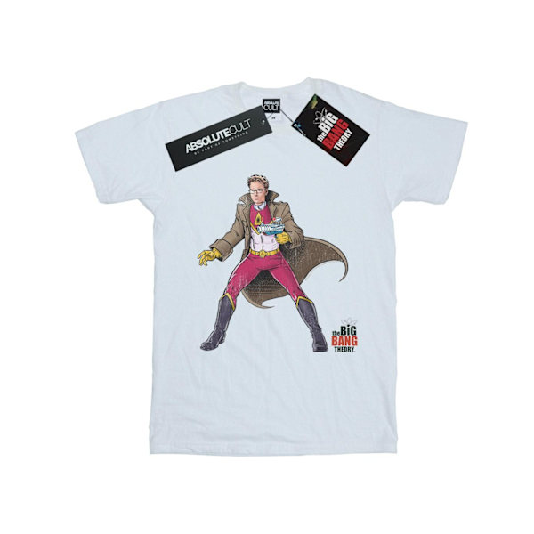 The Big Bang Theory Boys Leonard Superhero T-Shirt 12-13 år White 12-13 Years