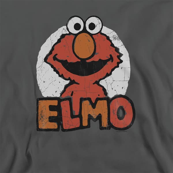 Sesamgatan Unisex Vuxen Elmo Sweatshirt M Kolgrå Charcoal M