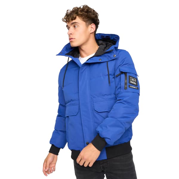 Crosshatch Milwaka Bomberjacka för män L Blå Blue L