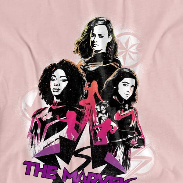 The Marvels Dam/Dam Graffiti T-shirt M Rosa Pink M