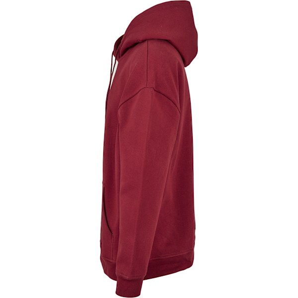 Build Your Brand Basic Oversized Hoodie för män S Charcoal Charcoal S
