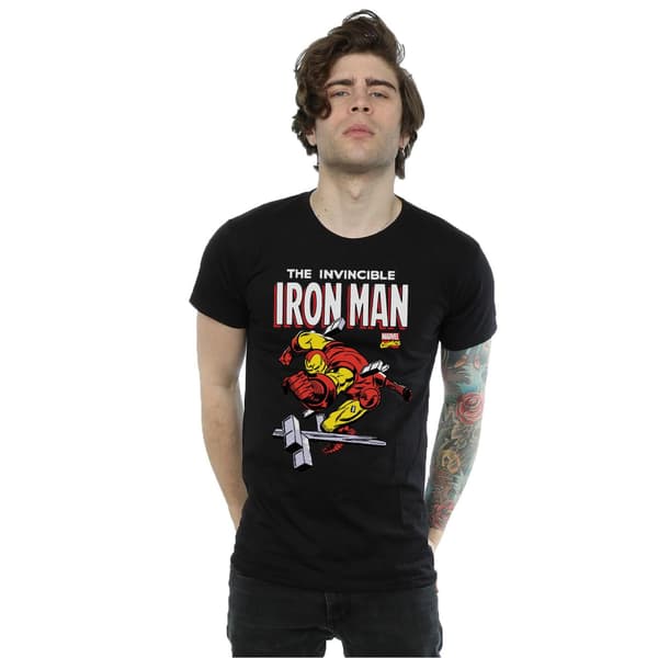 Marvel Herr Iron Man Smash T-shirt S Svart Black S