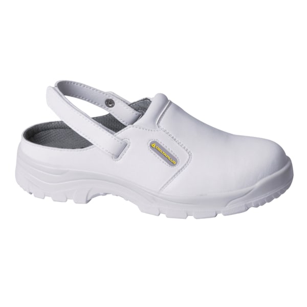 Delta Plus Unisex Hygiene Non Slip Safety Clog / Workwear 12 Vit White 12
