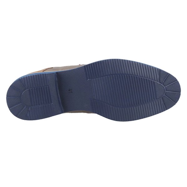 POD Herr Aries Oljat Läder Chukka Boots 11 UK Grå Grey 11 UK
