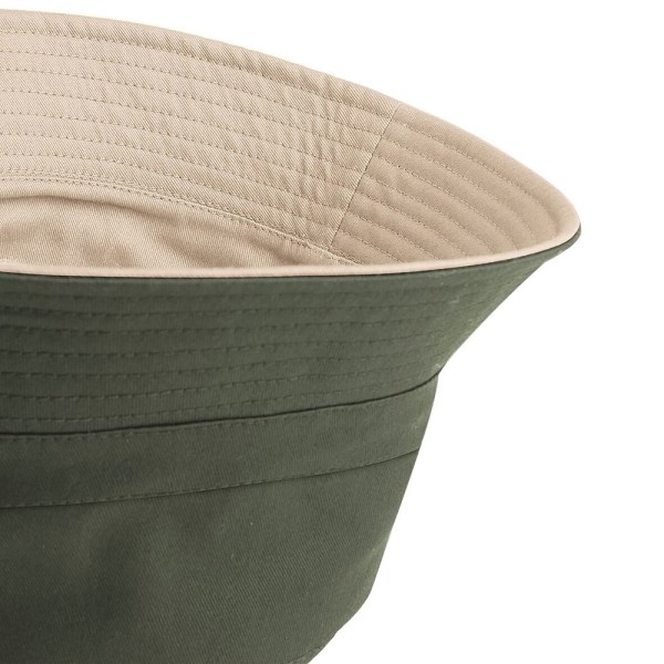Beechfield Unisex Classic Vändbar Bucket Hat LXL Olivgrön Olive Green/ Stone LXL