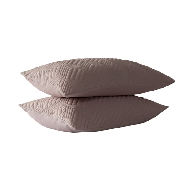 Belledorm Lisbon Chevron örngott (2-pack) 50cm x 75cm Bl Blush 50cm x 75cm