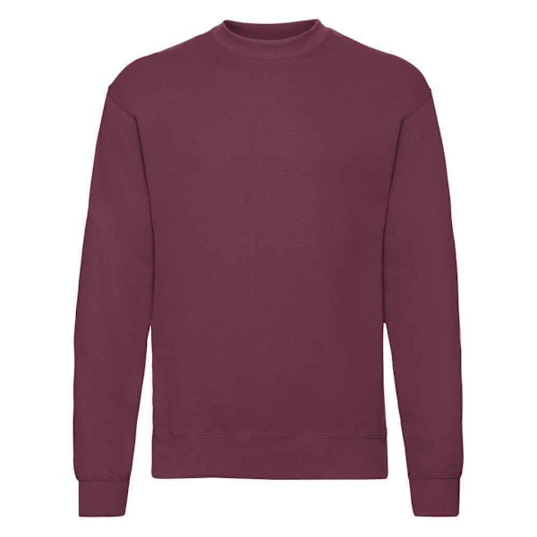 Fruit of the Loom Unisex Adult Classic Drop Shoulder Sweatshirt Burgundy 3XL