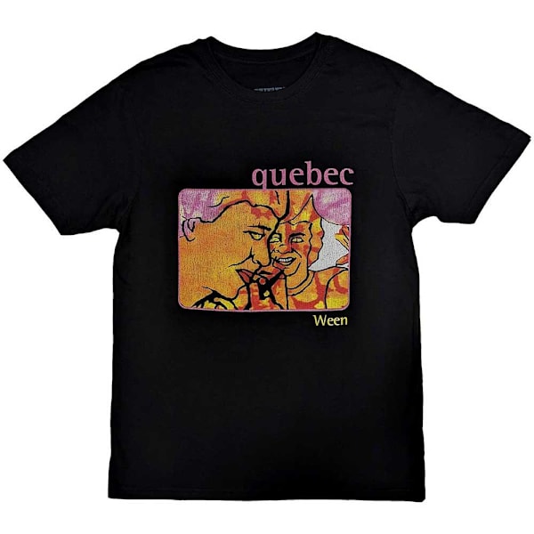 Ween Unisex Vuxen Quebec Bomull T-shirt L Svart Black L