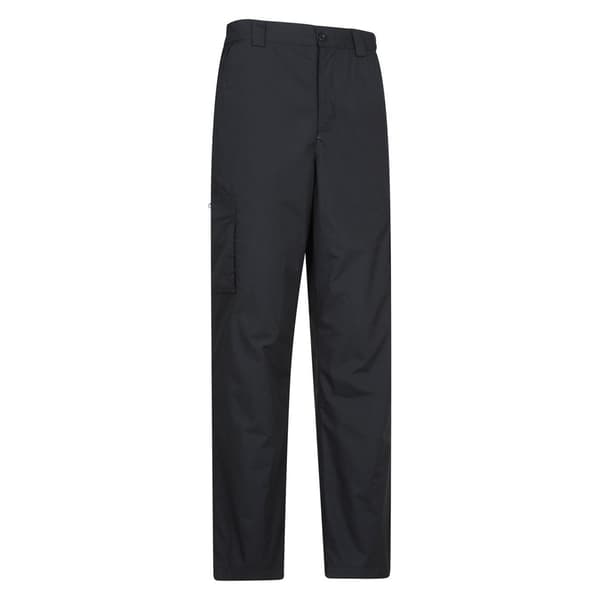 Mountain Warehouse Herr Delta Fleecefodrade Vanliga Vinterbyxor Black 32R
