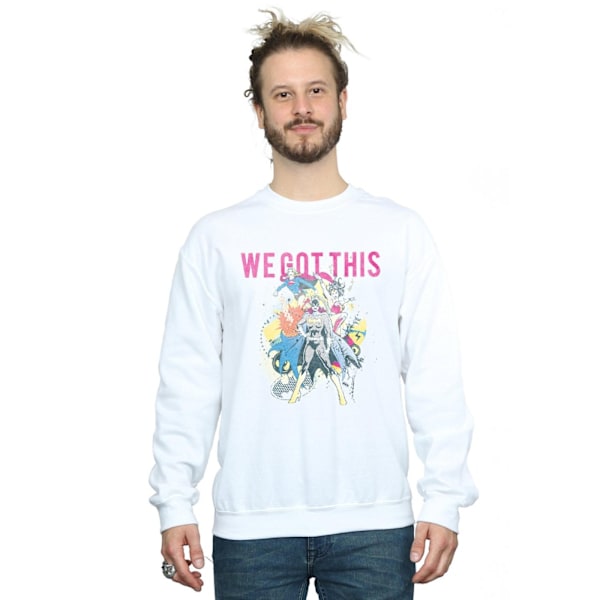 DC Comics Justice League We Got This Sweatshirt 3XL Vit White 3XL