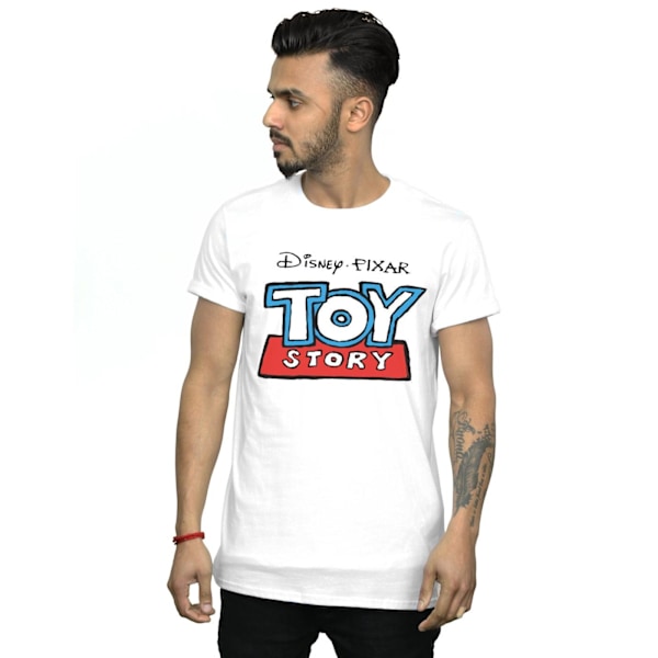 Disney Herr Toy Story Cartoon Logo T-shirt M Vit White M